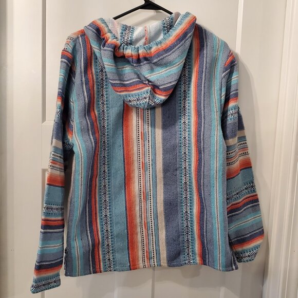 Beach Life By LA DRFT Baja Poncho Hoodie- Small - Picture 4 of 6